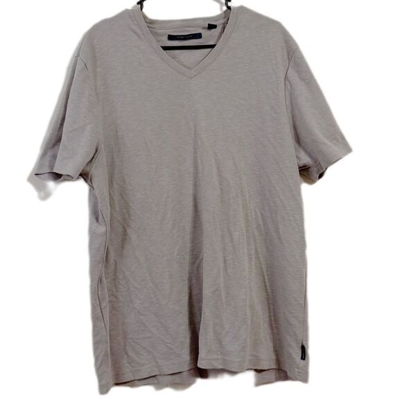 Perry Ellis Tan Short Sleeve Tee Relaxed Fit - Picture 1 of 5
